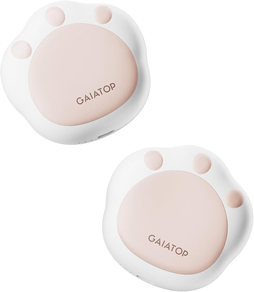 Hand Warmers Rechargeable, 2 Pack Pocket Warmer Cute Cat Paw